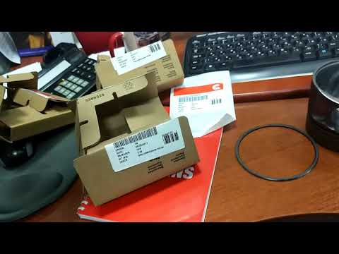 Видео: Поршни и кольца Cummins ISF2.8 оригинал и подделка