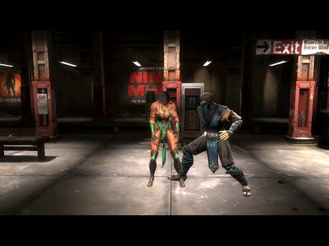 Видео: Mortal Kombat 9 Ladder на ПК - Sub-Zero (Full HD)