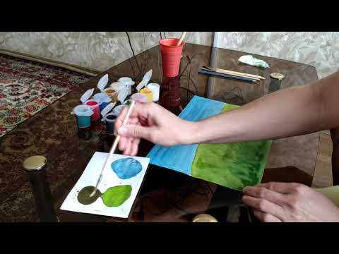 Видео: Цветут сады. Занятие по рисованию для старшей группы детского сада