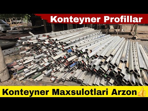Видео: Konteyner Maxsulotlari Profillari +998993955648 +998943955648 | Контейнер махсулотлари