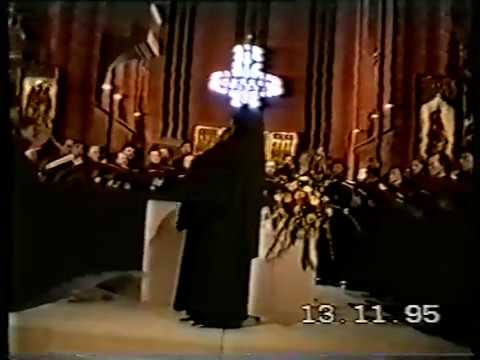 Видео: Хор под управлением архимандрита Матфея (Мормыля) Германия 1995 год