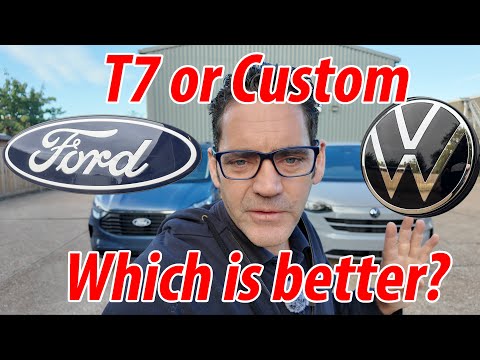 Видео: VW T7 или Ford Transit Custom, какой фургон лучше? Volkswagen или Ford? Или это один и тот же фур...
