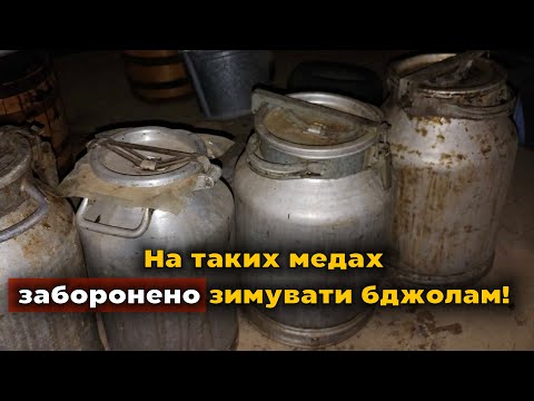 Видео: Який мед непридатний для зимівлі бджіл?