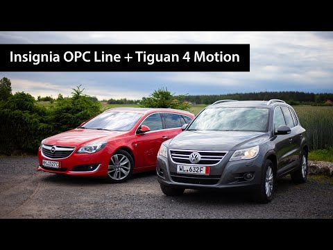 Видео: VW Tiguan 4 motion + Opel Insignia OPC Line з Німеччини