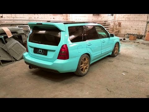 Видео: Кузовной ремонт. Покраска авто.  Субару Форестер
