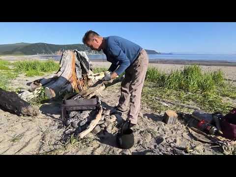 Видео: Рыба идёт на нерест .Река Окса.Охотское море.