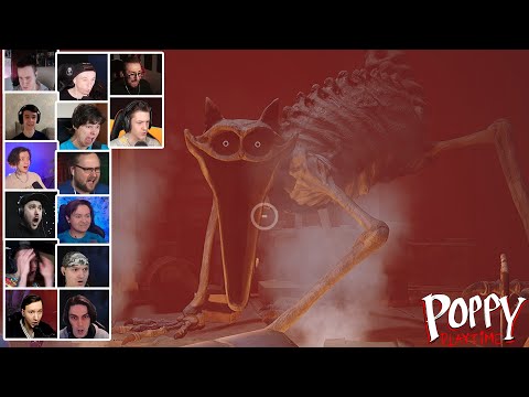 Видео: Реакция Летсплейщиков на Кошмарного Кота Дрёма в Poppy Playtime Chapter 3
