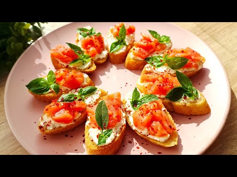 Видео: Как приготовить идеальные бутерброды на праздничный стол легко, быстро, вкусно ! всего за 15 Минут