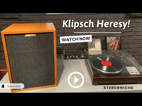 Видео: Действительно ли колонки Klipsch Heresy настолько хороши?