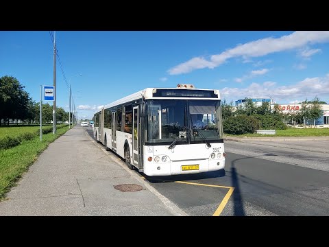 Видео: Автобус, маршрут №2 ЛиАЗ-6213.20 б.5512 (информатор Виктор Трещёв) (07.08.2022) Санкт-Петербург