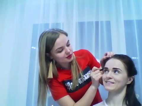Видео: Мастер класс по макияжу косметикой Орифлейм от Петручик Елены PROFiSystem 24