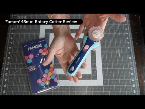 Видео: Обзор дискового резака Famoré 45 мм | Точная резка — это просто (джинсовая ткань, хлопок и ватин!)