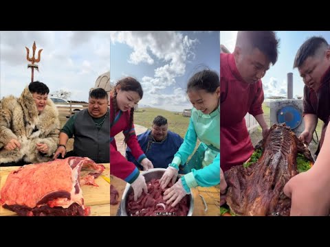 Видео: Монгольский Энке и жизнь его друзей на пастбище! Коллекция 35 #кемпинг #кулинария #деревня #монголия