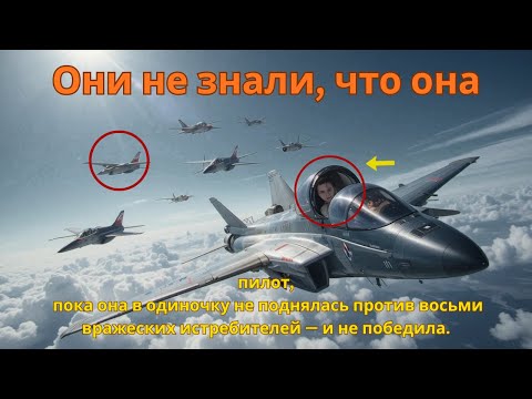 Видео: Они не знали, что она пилот — пока она в одиночку не сразилась с восемью вражескими истребителями и