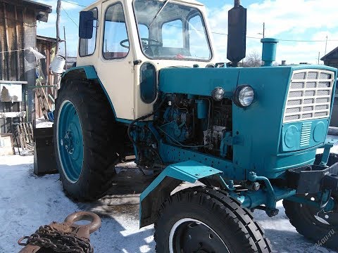 Видео: Трактор ЮМЗ-6АЛ и Т-54 "Болгар".Обзор.В гостях у Алексея.