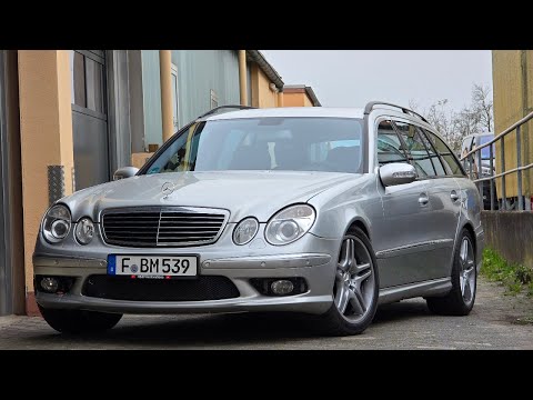 Видео: От автобазы до автобана — спасение дешевого Mercedes E55 AMG