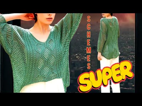 Видео: Обалденные свитера со схемами вязания. Awesome sweaters with knitting patterns.