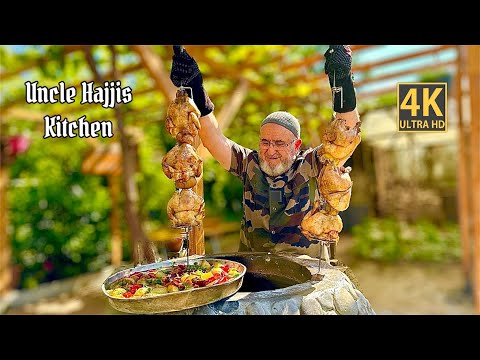 Видео: ПОЛНАЯ ЖАРКА КУРИЦЫ | Рецепт жареной курицы целиком Готовим в деревне | Рецепт домашней курицы