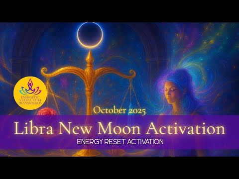 Видео: 🌑♎️ Новолуние в Весах в октябре 2025 г. | Мощная активация Рейки для баланса и установления границ