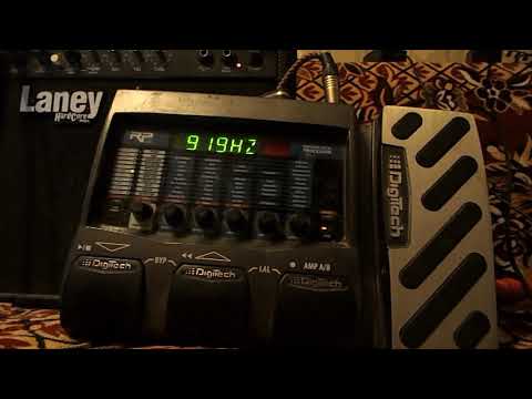 Видео: Digitech RP 350  попытка высекать тяжмет