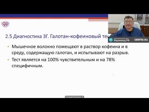 Видео: Злокачественная гипертермия Прокопьев Г.Г.
