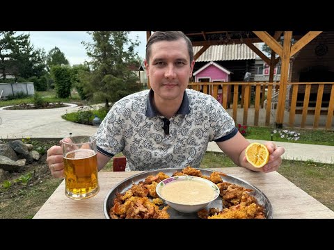 Видео: КРЕВЕТКИ в КЛЯРЕ в КАЗАНЕ на КОСТРЕ под ПЕННОЕ