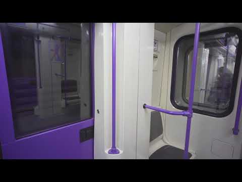 Видео: Bulgaria, Sofia, metro night ride from Вардар to Западен парк