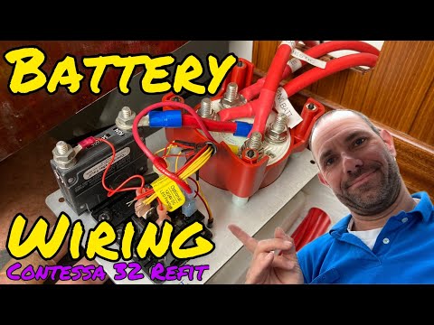 Видео: Новые аккумуляторные кабели, переключатель и монитор аккумулятора (проект Lottie EP26)