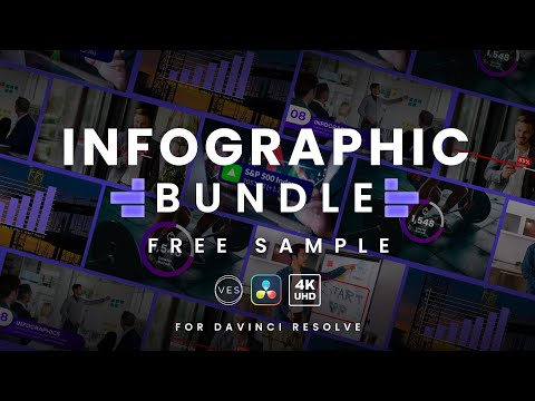 Видео: 6 БЕСПЛАТНЫХ ИНФОГРАФИЧЕСКИХ НАЗВАНИЙ ДЛЯ DAVINCI RESOLVE