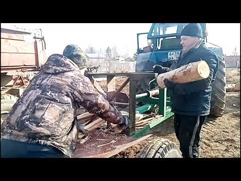 Видео: Гидравлический дровокол.