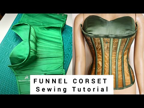 Видео: Как сделать модный корсет-воронку: пошаговое руководство