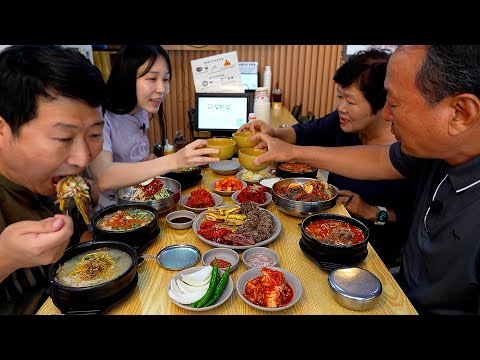 Видео: Единственный особенный рисовый суп в стране! - Кулинарное шоу Мукбанг.