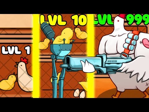 Видео: ЭВОЛЮЦИЯ КУРИЦ ПОШЛА НЕ ПО ПЛАНУ В ИГРЕ CHICKEN VS MAN!