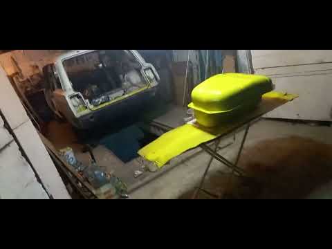Видео: покрасил и установил бак четвёрочки