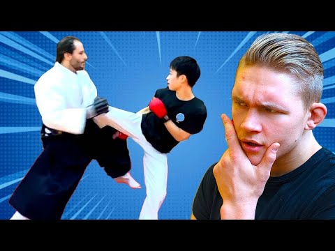 Видео: Боец ММА отреагировал на спарринг айкидзюцу против каратэ