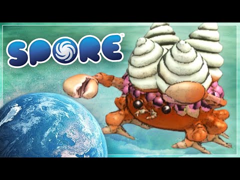 Видео: Захват мира в облике краба в Spore | История мистера Пинчи