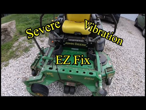 Видео: Сильная вибрация деки косилки EZ Fix
