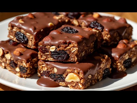 Видео: Сделайте вкусные шоколадные батончики с несколькими ингредиентами!