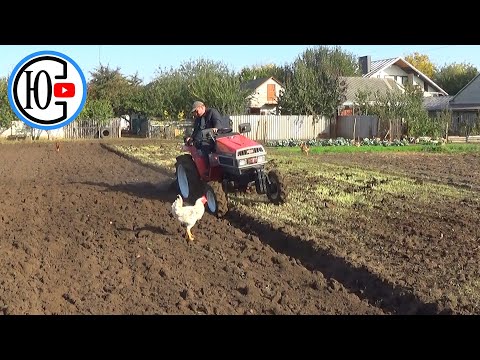 Видео: Пашу ПО НАВОЗУ!!! УГЛОСНИМЫ. Замер расхода соляры на ЯПОНСКОМ тракторе.