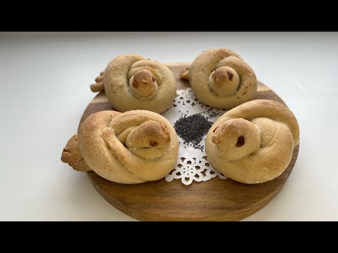 Видео: Жаворонки из постного теста без дрожжей. Вкусный и быстрый рецепт.