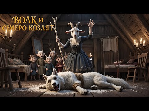 Видео: Волк и семеро Козлят (AI Music) | Авторская песня