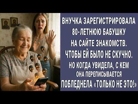 Видео: Внучка зарегистрировала 80-летнюю бабушку на сайте знакомств. Но увидев кто ей написал побледнела…
