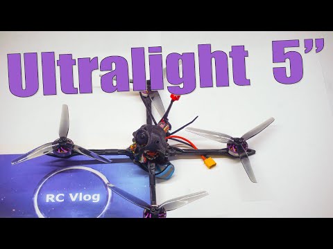 Видео: Ultralight 5-inch Quad. Сборка 5-ти дюймового ультралегкого квадрокоптера до 250 грамм.