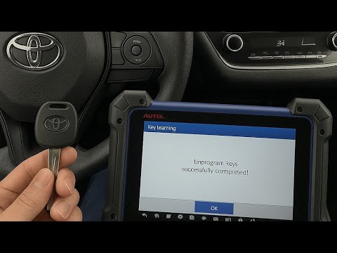 Видео: Toyota Camry 2019: утеря всех ключей с помощью Autel IM 608
