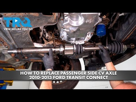 Видео: Как заменить передний приводной мост со стороны пассажира на Ford Transit Connect 2.0L 2010-2013 гг.