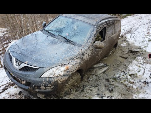 Видео: Great Wall Hover H5  Тест на бездорожье.  Зимний offroad.  #offroadvn #hover #великийновгород