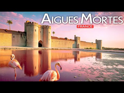 Видео: Эг-Морт🇫🇷🦩🏰: Деревня, Где Средневековые Стены Встречаются с Розовыми Озерами и Фламинго