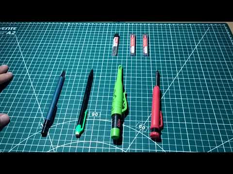 Видео: Отличный механический карандаш, для столярной мастерской, Pilot H-165 0,5 мм