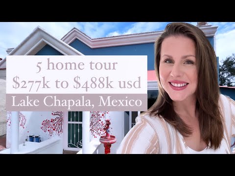 Видео: Тур по недвижимости стоимостью от 277 до 488 тысяч долларов США (5 домов) — Мексика