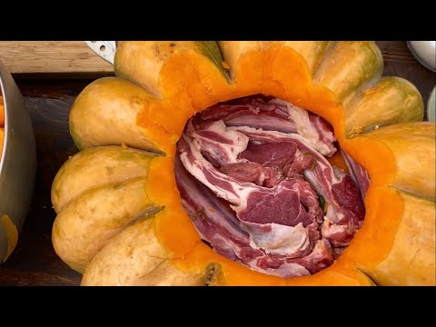 Видео: БАРАНИНА В ТЫКВЕ и ШАШЛЫК ПО-НОВОМУ. ГОТОВИМ НА ЮМОРЕ.